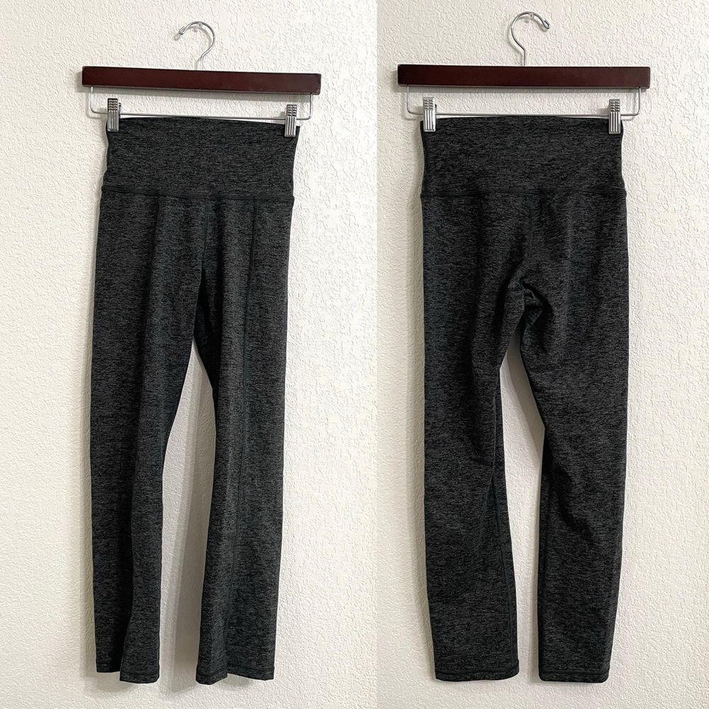 Aerie Womens Leggings Hugger High Rise Seamed Front Slit Size Small